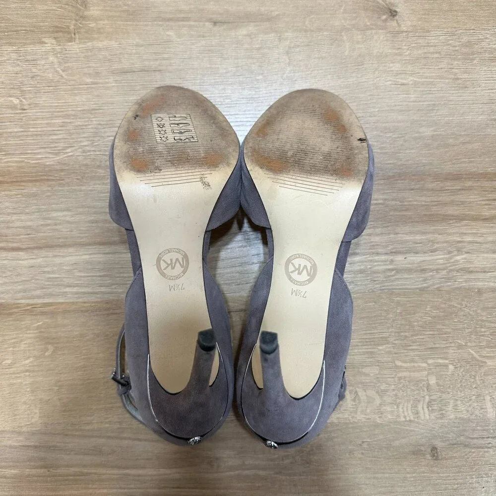 Michael Kors Georgia Suede‎ Ankle Strap Pump